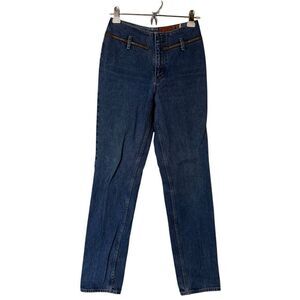 LawMan Vintage High Waist Western Denim Bareback Jeans